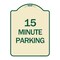 Signmission 2 Hour Parking Parking for Customers Heavy-Gauge Aluminum Sign, 24" x 18", TG-1824-24498 A-DES-TG-1824-24498 - alternate 1